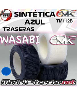 6MIK WASABI 1/10 TRASERA SINTÉTICA AZUL + INSERTO ESPUMA TM112B