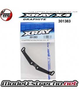 XRAY X4 SOPORTE GRAPHITE BODY POST  301383