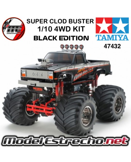 TAMIYA SUPER CLOD BUSTER 1/10 4WD KIT BLACK EDITION 47432