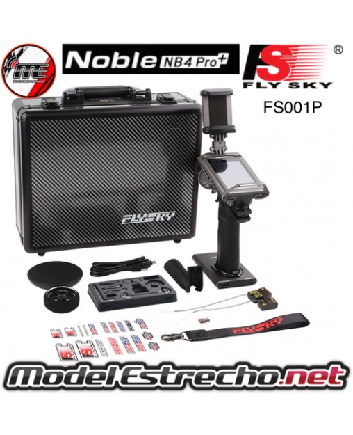 EMISORA FLYSKY NOBLE NB4-PRO+ CON 2 RECEPTORES FS001P