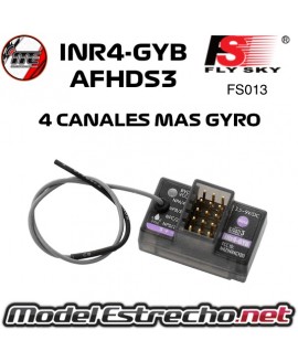 RECEPTOR FLYSKY INR4-GYB AFHDS3 4 CANALES MAS GYRO FS013