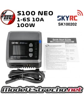 CARGADOR SKYRC S100 NEO LIPO 1-6S 12A 200W AC/DC  SK100202