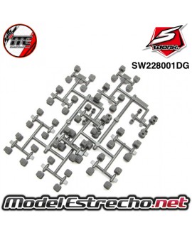 CASQUILLOS GRISES REFORZADOS SWORKZ SW228001DG