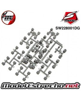 CASQUILLOS GRISES REFORZADOS SWORKZ SW228001DG