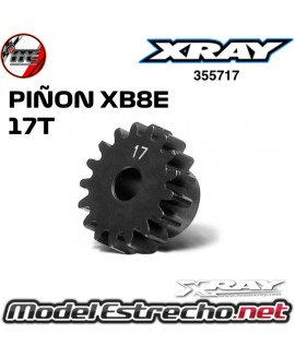 PIÑON 17T MODULO 1 EJE DE 5mm XRAY XB8 355717