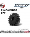 PIÑON 17T MODULO 1 EJE DE 5mm XRAY XB8 355717