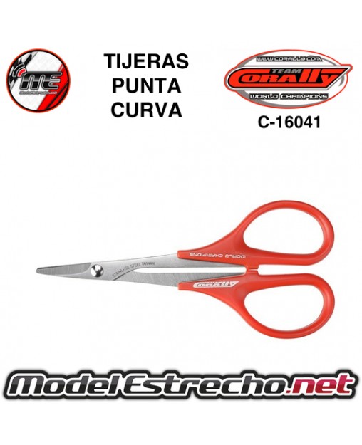TIJERAS PUNTA CURVA CORALLY