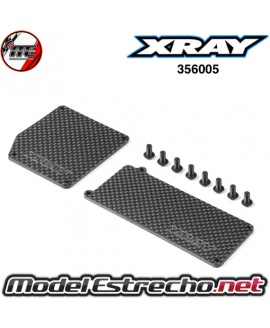 PLACA DE CUBIERTA DE BATERÍA Y RECEPTOR DE GRAFITO PARA CAJA RÍGIDA DE RADIO
356005