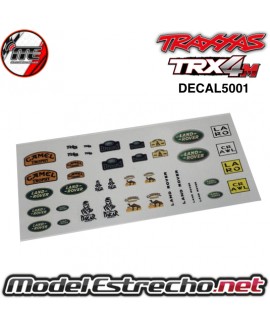 PEGATINA TROPHY TRAXXAS TRX-4M DECAL5001