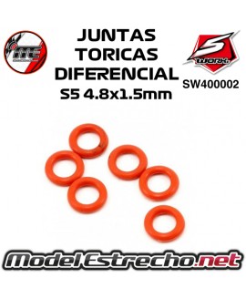 JUNTA TORICA O-RING S5 4.8x1.5mm SWORKZ SW400002