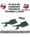 PLACA DE CARBONO TRAPECIO TRASERO 1.0mm SWORKZ S35-4 SW34800310