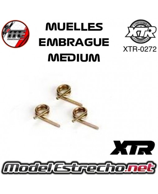 MUELLES EMBRAGUE ALUMINIO XTR V2 MEDIUM XTR-0272