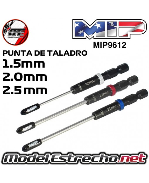 PUNTAS DESTORNILLADORES ELECTRICO 1.5 , 2.0 , 2.5 mm MIP