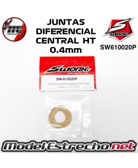 JUNTAS DIFERENCIAL CENTRAL HT 0.4mm (3u.) SWORKZ SW610020P