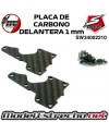 PLACA DE CARBONO TRAPECIO DELANTERO 1.0mm SWORKZ S35-4 SW34002210