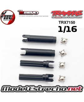 TRAXXAS DRIVESHAFT ASSEMBLY (1) LEFT OR RIGHT (1/16 E-REVO) (FULLY ASSEMBLED, READY TO INSTALL)/3X10MM SCREW PIN (1)