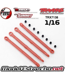 TIRANTES DE PLASTICO Y ROTULAS TRAXXAS E-REVO 1/16 Y SUMMIT TRX7138