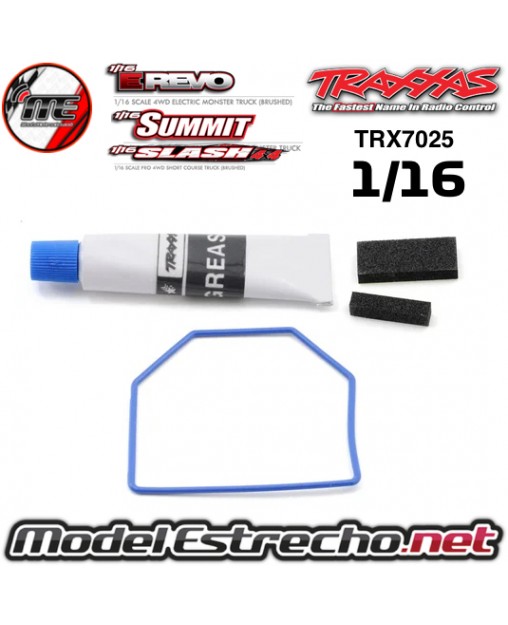 KIT DE SELLOS PARA CAJA RECEPTOR TRAXXAS E-REVO 1/16 TRX7025