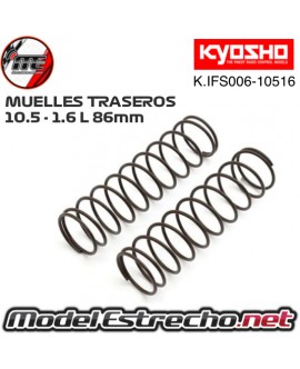 KYOSHO MUELLES TRASERO GRIS BIG BORE MP9