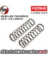MUELLES TRASERO KYOSHO NEGRO BIG BORE L 10.5x1.6 L 86mm IFS006-10516