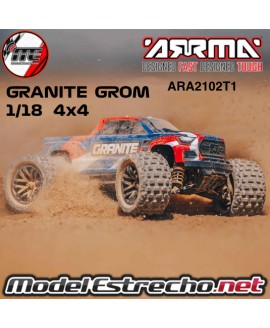ARRMA 1/18 GRANITE GROM 4WD MT RTR AZUL ARA2102T1