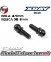 copy of XRAY X4 ALUMINIUM WHEEL HUB (SPRING CLIP) (2u.)
