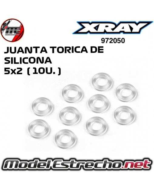 JUNTA TORICA DE SILICONA 5x2 XRAY (10U.) 972050