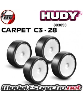 RUEDAS HUDY 1/10 TC CARPET C3-28 (4U.) 803053