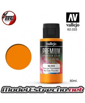 VALLEJO PREMIUM NARANJA FLUO 60ML 033 62033