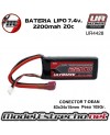 BATERIA ULTIMATE LIPO SOFT CASE MINI 7.4v. 2200mah 20c T-DEAN UR4428