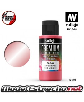 VALLEJO PREMIUM ROJO METALICO 60ML 044 62044
