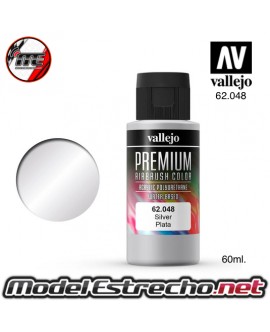 VALLEJO PREMIUM PLATA 60ML 048 62048