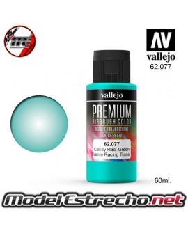 VALLEJO PREMIUM VERDE RACING CANDY 60ML 077 62077