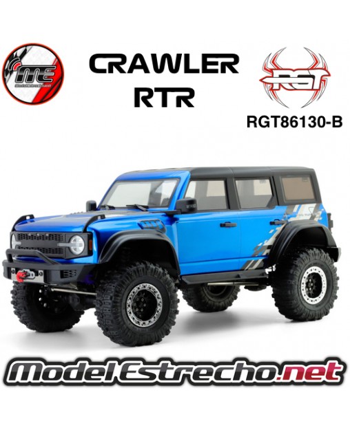 COCHE CRAWLER PRO RUNNER 1/10 RGT86130 WATERPROOF AZUL RTR RGT86130-B