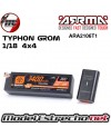 ARRMA 1/18 TYPHON GROM BRUSHED 4WD BUGGY RTR AZUL ARA2106T1