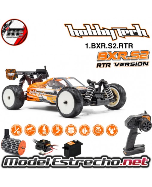 COCHE HOBBYTECH 1/10 BUGGY BXR S2 RTR 1.BXR.S2.RTR