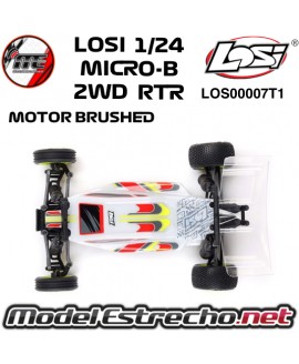 LOSI 1/24 MICRO-B 2WD BUGGY RTR BLANCO LOS00007T1