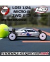 LOSI 1/24 MICRO-B 2WD BUGGY RTR BLANCO LOS00007T1