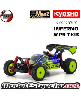 KYOSHO MINI-Z MB010S 4WD 1/24 INFERNO MP9 TKI3 AZUL/NEGRO