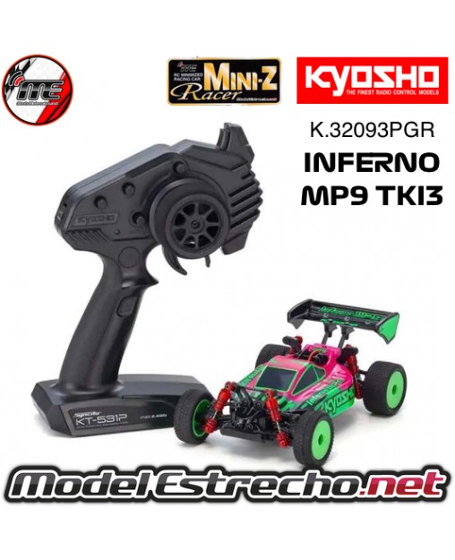 KYOSHO MINI-Z MB010S 4WD 1/24 INFERNO MP9 TKI3 AZUL/NEGRO