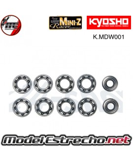 RODAMIENTOS A BOLAS KYOSHO MINI-Z AWD (KIT) K.MDW001