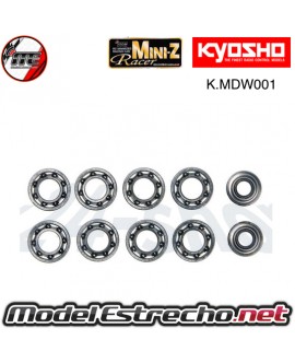 RODAMIENTOS A BOLAS KYOSHO MINI-Z AWD (KIT) K.MDW001