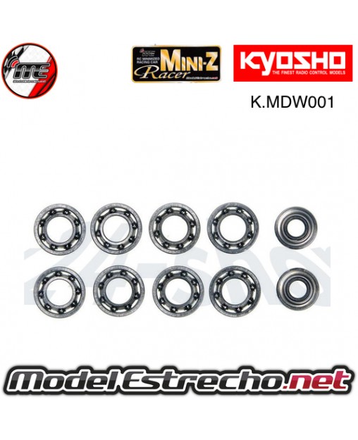 RODAMIENTOS A BOLAS KYOSHO MINI-Z AWD (KIT) K.MDW001