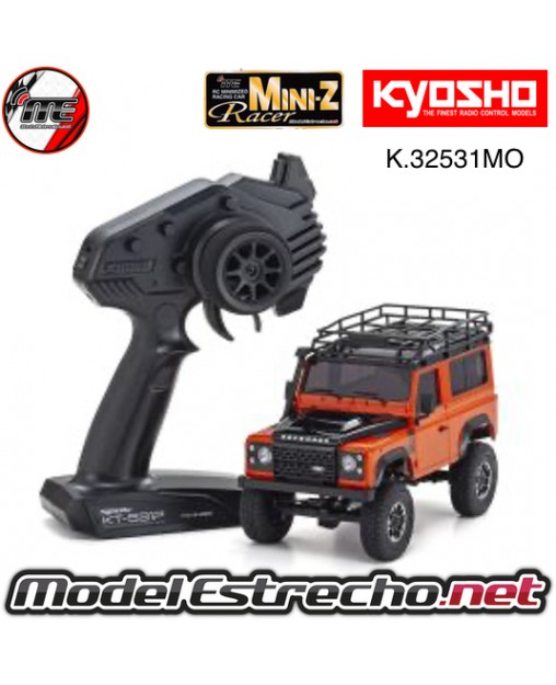 KYOSHO MINI-Z 4x4 MX-01 LAND ROVER DEFENDER 90 CONISTON NARANJA (KT531P) K.32531MO