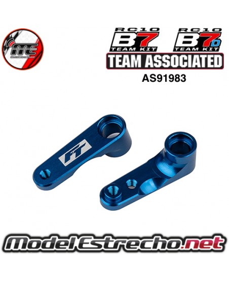FT STEERING BELLCRANKS BLUE ALUMINIO