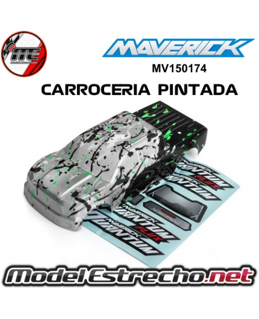 CARROCERIA PINTADA MAVERICK QUANTUM MT GREEN/GRIS MV150174