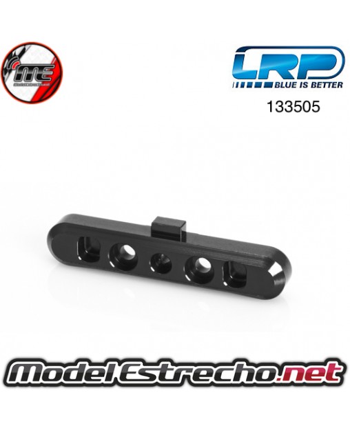 SOPORTE EJES SUSP. TRASERA FRONTAL ALUMINIO  ANODIZADO DURO LRP S8 REBEL 133505