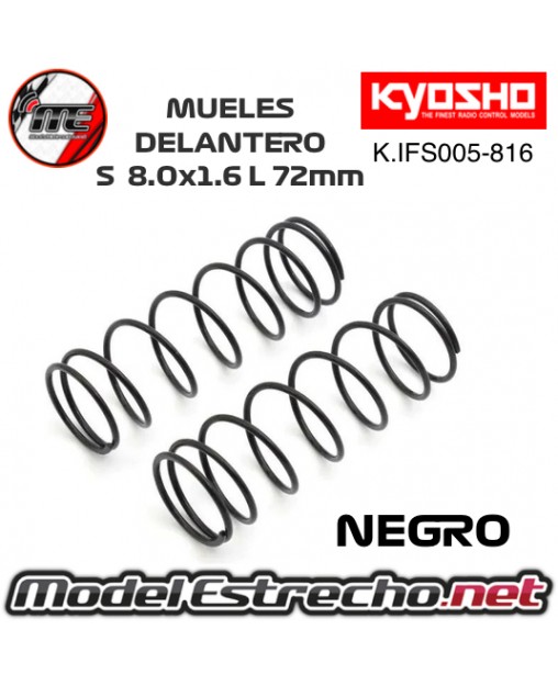 KYOSHO MUELLES TRASERO GRIS BIG BORE MP9