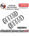 MUELLES DELANTERO KYOSHO NEGRO BIG BORE S 8.0x1.6L 72mm IFS005-816