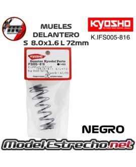 KYOSHO MUELLES TRASERO GRIS BIG BORE MP9